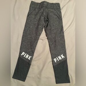 PINK Victoria's Secret Gray Leggings Athletic Comfort